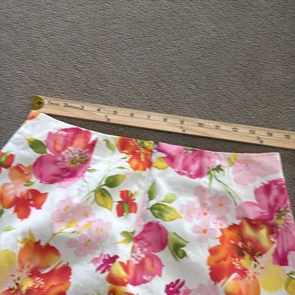 Dress Barn Floral Print Skirt size 10 - Picture 7 of 12